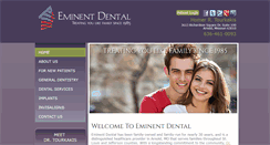 Desktop Screenshot of eminentdental.com
